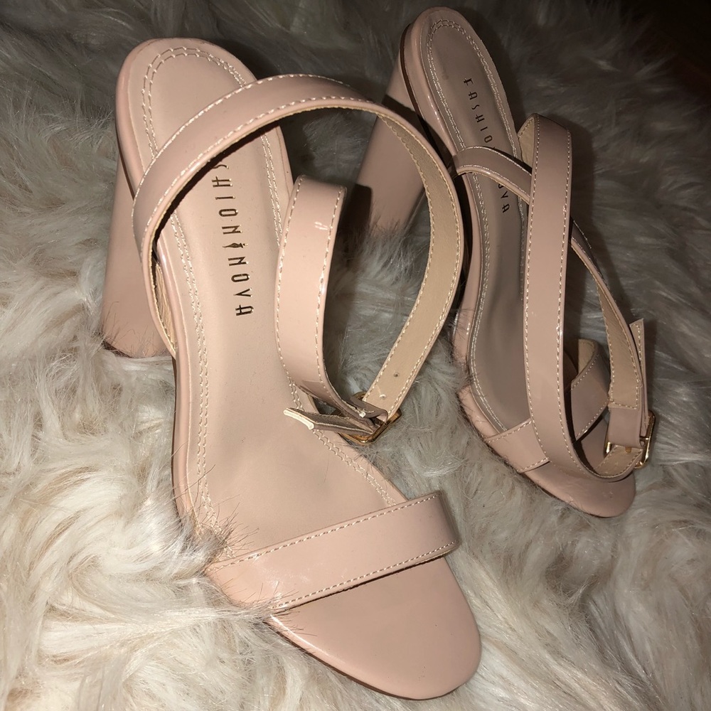 Fashion Nova Ankle Strap Heels